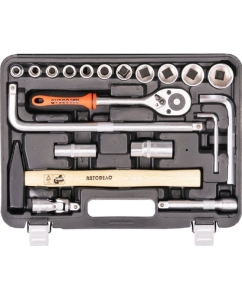 Купить Набор инструмента Автоdело 1/2" DR 33 предмета 39933 14271  в E-mobi