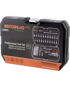 Купить Набор торцевых головок и принадлежностей (1/4"; 91 предмет) АвтоDело 39871 16196  в E-mobi
