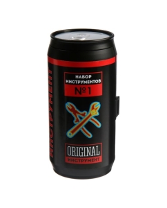 Купить Набор инструментов ТУНДРА подарочный пластиковый кейс "Банка", 13 предметов 5308279  в E-mobi