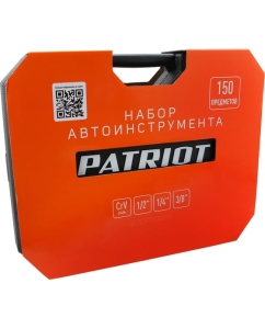 Купить Набор автоинструмента PATRIOT SSP-150, 1/2+1/4+3/8 DR (150 пр.), Cr-V 350004509  в E-mobi