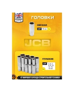 Купить Набор инструментов 94 пр. 1/4", 3/8" (6гр) -4941-5DS(59718) JCB  JCB-4941-5DS(59718)  в E-mobi