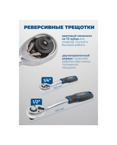 Купить Набор инструментов Scheppach 1/4", 1/2", 82 предмета Sch-4821-5(60766)  в E-mobi