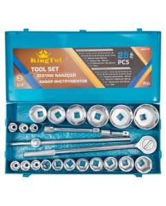 Купить Набор инструментов KingTul 3/4" 6гр. 25 предметов KT-6251-5(59940)  в E-mobi