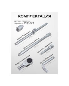 Купить Набор инструментов SIGMATOOL 26предметов, 3/4&amp;#39;&amp;#39; 1&amp;#39;&amp;#39; (12гр.) в пластиковом кейсе -68262-9(59727) Sigmatool-68262-9(59727)  в E-mobi