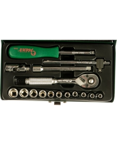 Купить Универсальный набор инструментов Hans 1/4" 16 предметов 2616M  в E-mobi