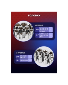 Купить Набор инструментов YATAFORCE 108пр. 1/4", 3/8" (6гр.) YF-41082-5DS(57673)  в E-mobi