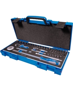 Купить Набор шестигранных торцевых головок с принадлежностями KING TONY 1/4" 4-14 мм, 55 предметов 2553MRV01  в E-mobi