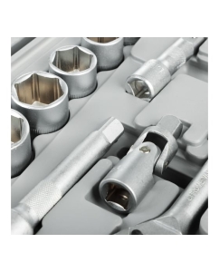 Купить Набор головок ЕРМАК 21 предм. 8-32мм с карданным шарниром 1/2 736-006  в E-mobi