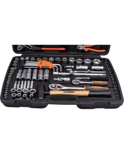 Купить Набор инструментов STHOR 1/2 122 предмета пластиковый кейс 58690  в E-mobi