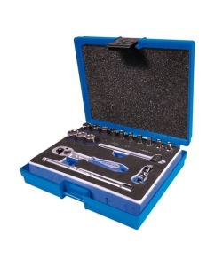 Купить Набор шестигранных торцевых головок с принадлежностями KING TONY 1/4" 4-14 мм 17 предметов 2516MRV03  в E-mobi