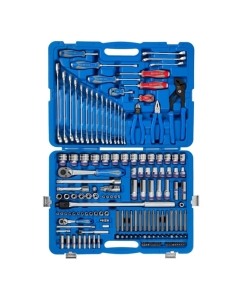 Купить Универсальный набор инструментов KING TONY 153 предмета, в комплекте фонарь налобный P7553MR03  в E-mobi