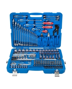 Купить Универсальный набор инструментов KING TONY 153 предмета, в комплекте фонарь налобный P7553MR03  в E-mobi