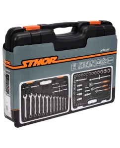 Купить Набор инструментов STHOR 1/4" 3/8" 1/2" 111 шт. 58692  в E-mobi