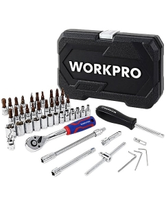 Купить Набор инструментов WORKPRO 1/4"+3/8"+1/2" 123шт WP202533  в E-mobi