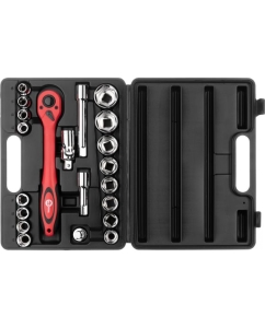 Купить Профессиональный набор инструментов INTERTOOL 21 шт., 1/2, Cr-V ET-6021  в E-mobi