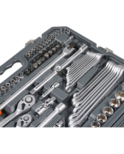 Купить Набор инструментов AIRLINE универсальный 142 предмета, пласт.кейс AT-142-53  в E-mobi