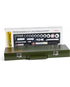 Купить Автомобильный набор торцевых ключей Proxxon 1/2" + 1/4", 27 поз 23020  в E-mobi