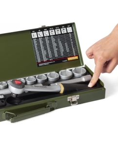 Купить Автомобильный набор торцевых ключей Proxxon 1/2" + 1/4", 27 поз 23020  в E-mobi