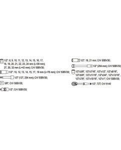 Купить Набор насадок YATO 1/2" 46шт. YT-3877  в E-mobi
