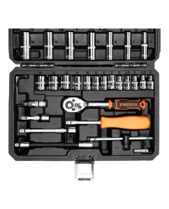 Купить Набор инструментов KINGQUEEN 53 предметов, 72 зуба WIB-10003  в E-mobi