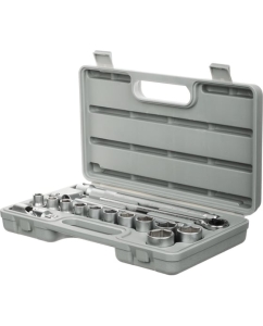 Купить Набор головок ЕРМАК 16 предметов 10-27 мм с карданным шарниром 1/2 736-498  в E-mobi