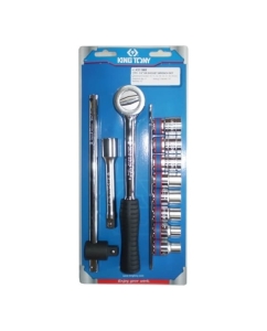 Купить Набор шестигранных торцевых головок 1/2", 10-19мм, 11шт KING TONY 4311MR  в E-mobi