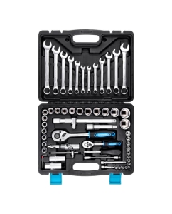 Купить Набор инструмента AUTOVIRAZH 61 предмет, 1/2" 1/4"DR AV-212061  в E-mobi