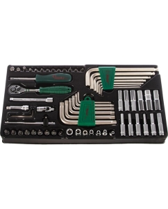 Купить Набор головок и аксессуаров Hans ложемент 1/4" 62шт TT-43  в E-mobi