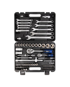 Купить Набор инструмента KRAFT Master 1/2DR и 1/4DR 82 предмета KT 701250  в E-mobi