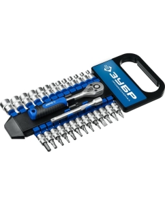 Купить Набор торцовых головок ЗУБР Профессионал ТМ-28, 28 предметов 27645-H28_z01  в E-mobi