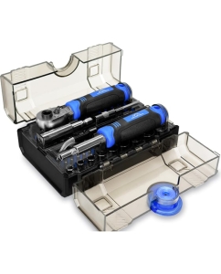 Купить Набор бит vertextools 78 предметов, держатель, трещотка, переходник, адаптер, головки 0033-78  в E-mobi