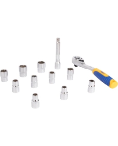 Купить Набор головок торцевых и принадлежностей KRAFT 1/2 Dr 12 предметов KT 700318  в E-mobi