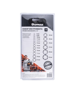 Купить Набор профессионального инструмента ЕРМАК 19 предметов 736-162  в E-mobi