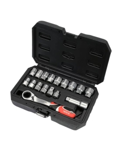 Купить Набор торцевых проходных головок YATO SPLINE 3/8"1/2" YT-38653  в E-mobi