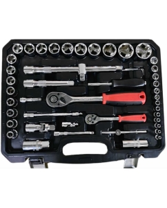 Купить Набор торцевых головок Промлайн 1/4"-1/2" в пластиковом чемодане, 94 предмета ПЛ012048212_023  в E-mobi