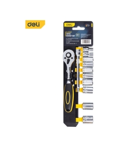 Купить Набор торцевых ключей DELI DL0012T 1/4 12 шт. 98328  в E-mobi