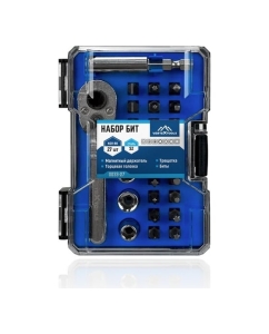 Купить Набор бит vertextools 27 предметов, трещотка, адаптер, головки 0033-27  в E-mobi