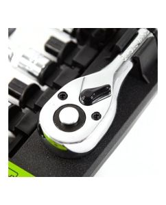 Купить Набор 6-гранных торцевых головок с трещоткой Pobedit 1/4" 12 предметов 2809303  в E-mobi