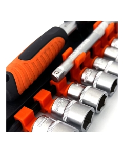 Купить Набор торцевых головок с трещоткой NORM 3/8", 12 предметов HP-3812  в E-mobi