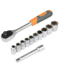 Купить Набор головок с трещоткой Airline 1/2" DR 72Т 12пр. AT-12-36  в E-mobi