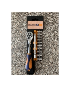 Купить Набор торцевых головок с трещоткой HELFER 12 пр 1/4 HF003100  в E-mobi