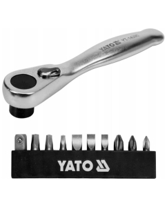 Купить Набор бит с трещоткой YATO 1/4", 11 предметов YT-14390  в E-mobi