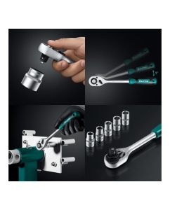 Купить Универсальный набор инструмента KRAFTOOL Grand-152 1/2"+1/4" 152 предм., 27978-H152  в E-mobi