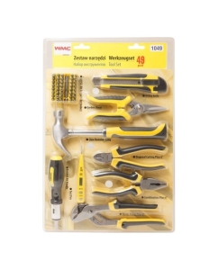 Купить Набор шарнирно-губцевого инструмента и бит WMC TOOLS 49 пр, в сумке 48159 1049  в E-mobi