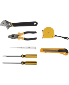 Купить Набор инструментов в кейсе ЛОМ универсальный, 7 предметов 1935471  в E-mobi