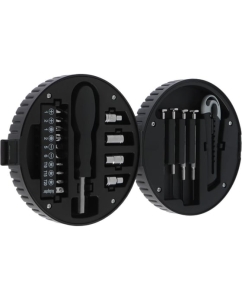 Купить Набор инструментов ТУНДРА подарочный пластиковый кейс Колесо, 20 предметов 4506455  в E-mobi