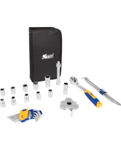 Купить Набор инструмента KRAFT для ТО 24 предмета, сумка KT 703018  в E-mobi