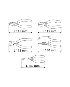 Купить Набор прецизионного шарнирно-губцевого инструмента TOPEX 5 шт. 32D755  в E-mobi