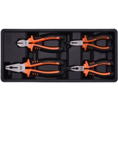 Купить Набор профессионального шарнирно-губцевого инструмента HARDEN 4 предмета, CRV 520642  в E-mobi