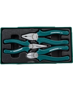 Купить Набор в ложементе с пластиковой крышкой 3 предмета Jonnesway P0813SC 49243  в E-mobi